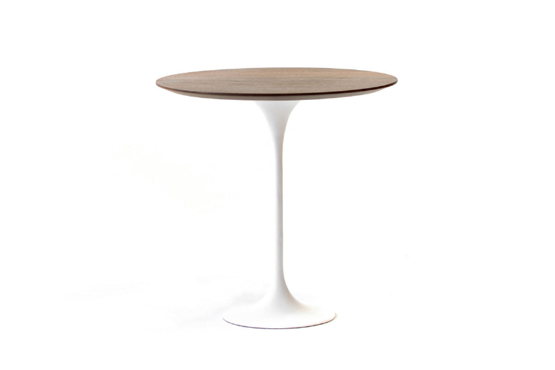 エーロ・サーリネン チューリップ ラウンドサイドテーブル ウッド/EeroSaarinen Tulip-Round-Side-Table-Wood