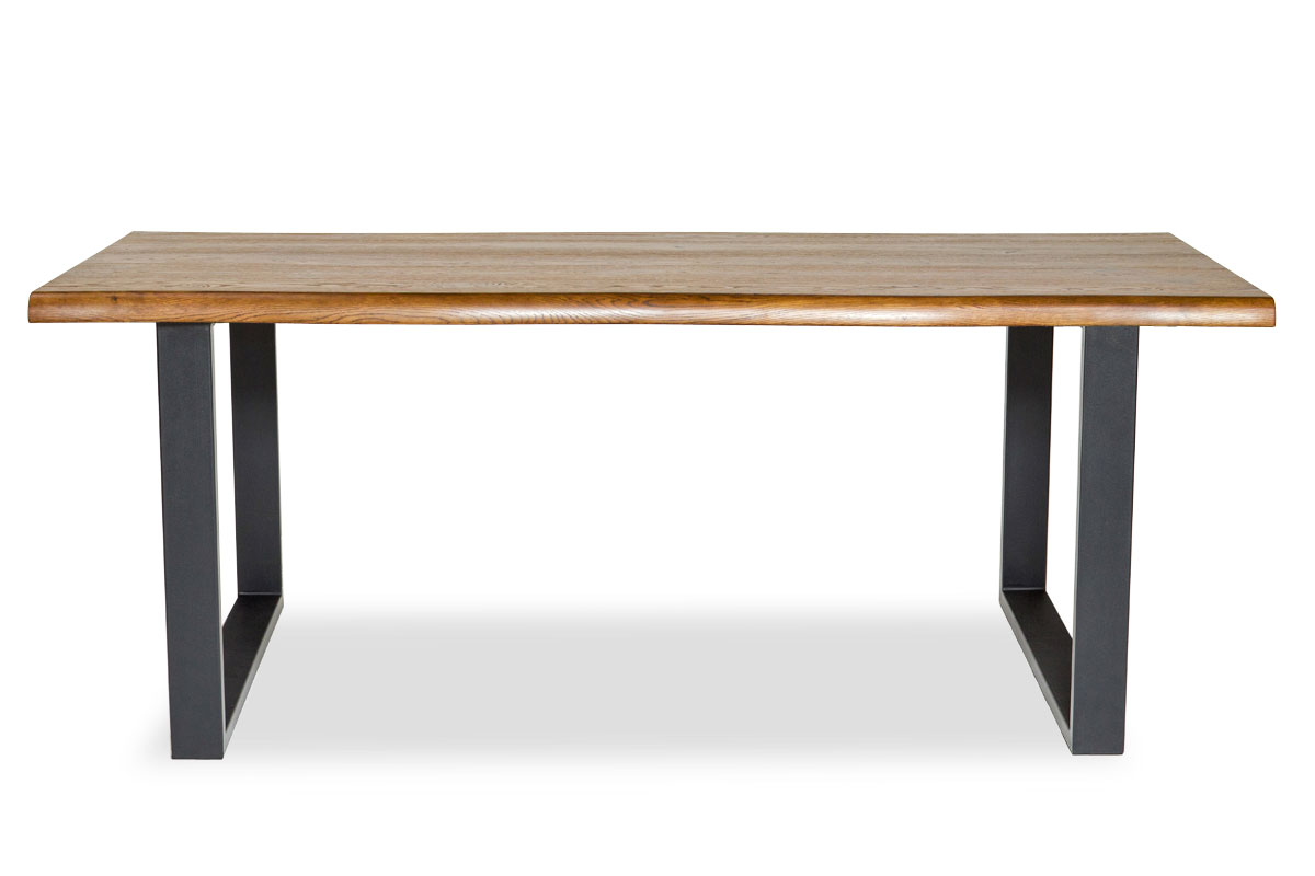 北欧デザイン ロッテルダム テーブル 180cm（オーク材ブラウン塗装）/E-comfort Rotterdam-Table-180_brown